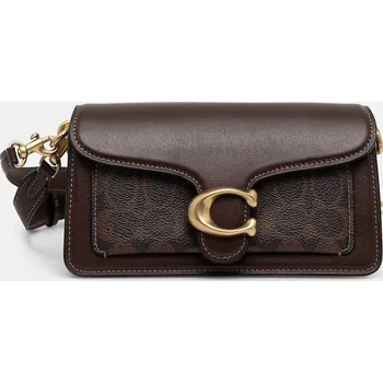 Kabelka Kožená kabelka Coach Tabby CY200 hnědá 89X, vel. ONE SIZE
