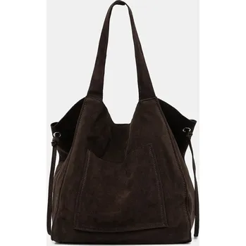 Semišová kabelka Answear Lab t4 hnědá 89X, vel. ONE SIZE