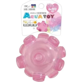 Hračka pro psa Míček s nepředvídatelnou drahou Aqua růžový L