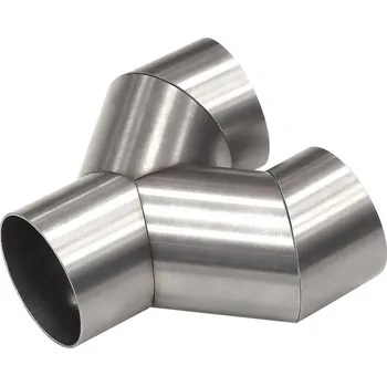 Výfuková trubka Výfuková rozbočka Y-PIPE 60 mm – 2,35" vstup/výstup, nerezová ocel