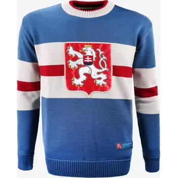 Pánský svetr Kama Svetr ČSR - MS 1947 Velikost: L / Barva: světle modrá