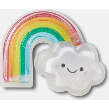 Dívčí pantofle Odznáček Jibbitz – Loopy Rainbow