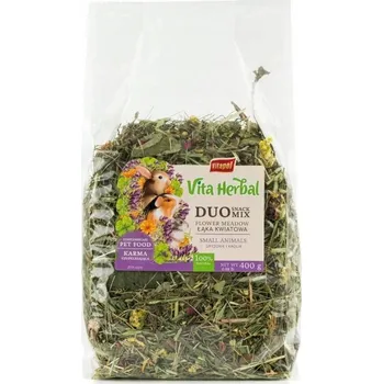 Krmivo pro hlodavce VITAPOL Vita Herbal Duo Snack - květinová louka pro hlodavce a králíky 400g