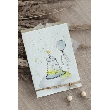 Chupeto Přání s dortíkem pro chlapečka