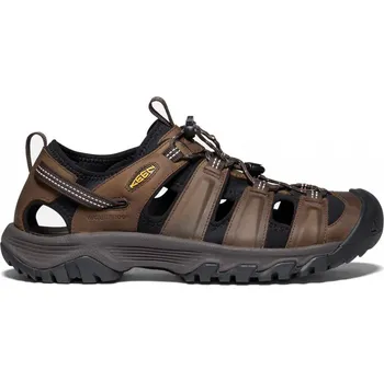 Pánská obuv Keen Targhee III Sandal M bison/mulch pánské kožené outdoorové sandály - 39 a 1/2 EUR