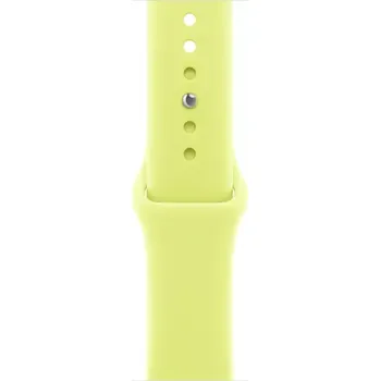 Chytré hodinky 42mm Neonově žlutý sportovní řemínek - S/M