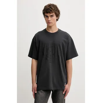 Pánské tričko Bavlněné tričko adidas Originals All Black KG4650 šedá 90X, vel. L