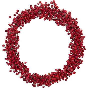Vánoční dekorace Vánoční věnec House Doctor HDWinter 23 cm červená barva 257870097 33X