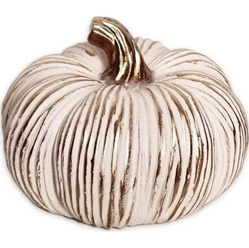 Dýně keramika 573930 krémová/zlatá 165 mm