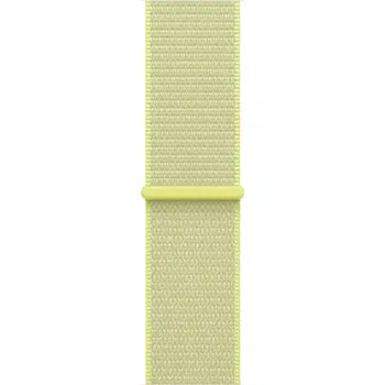 Chytré hodinky 42mm Neonově žlutý provlékací sportovní řemínek