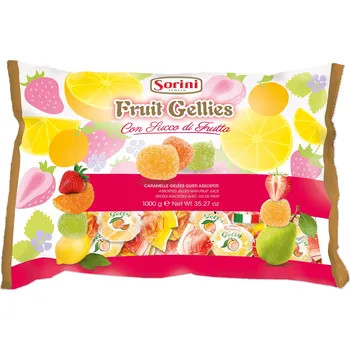 Bonbon Sorini Fruit Gellies Ovocné želé bonbóny 1kg