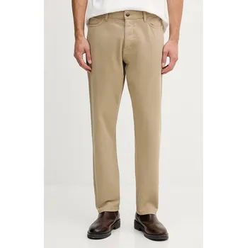 Bavlněné kalhoty United Colors of Benetton 4U32UE01W zelená 81J, vel. 34