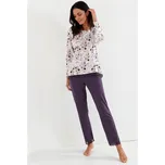 Dámské pyžamo Botanic ecru XL