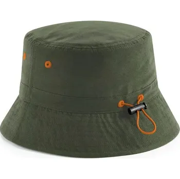 Pokrývka hlavy Beechfield Klobouk z recyklovaného polyesteru - Olivová | S/M