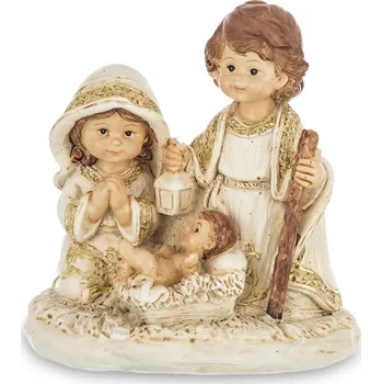 Vánoční dekorace Svatá rodina 9,5 cm