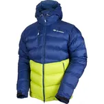 Sir Joseph Ladak Man navy/limet pánská teplejší zimní péřová bunda DWR - XL