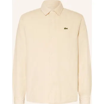 Pánská košile Lacoste Pánská Manšestrová Svrchní Košile, režná, 40