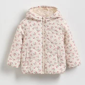 Dívčí bunda Reserved - Prošívaná bunda s kapucí - vícebarevná - 183EX-MLC - 183EX-MLC-80