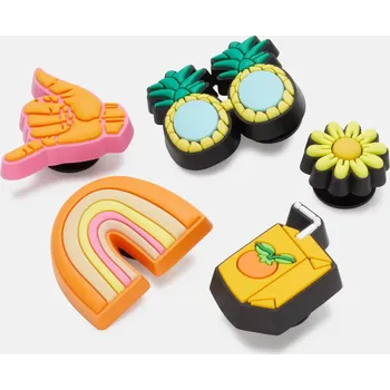 Dívčí pantofle Odznáčky Jibbitz - Sunshine is Fine - 5 ks