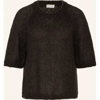 Dámský svetr Milano Italy Dámské Úpletové Tričko S Mohérem, tmavě hnědá, 42