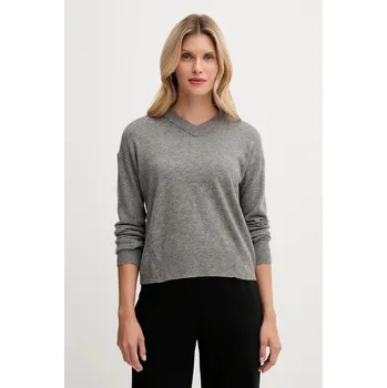 Dámský svetr Svetr s příměsí vlny United Colors of Benetton 102HD4032 šedá 90X, vel. XS