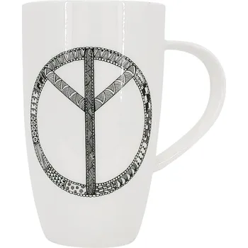 by - II.jakost Hrnek Patchwork Peace, 600 ml, II.jakost 8058-0A-72