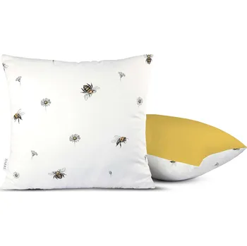 Povlečení DARRÉ Bavlněný povlak na polštář Včelky - duo Velikost: atypický 50 x 70