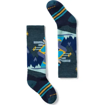 Dětské termo ponožky SMARTWOOL Kids' Wintersport Full Cushion Mountain, Twilight Blue velikost: 29-32 (M)