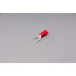 MTA konektor vidlice izolovaná červená 5,3mm