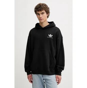 Dámské oblečení Bavlněná mikina adidas Originals Intercon JW8615 černá 99X, vel. XXL
