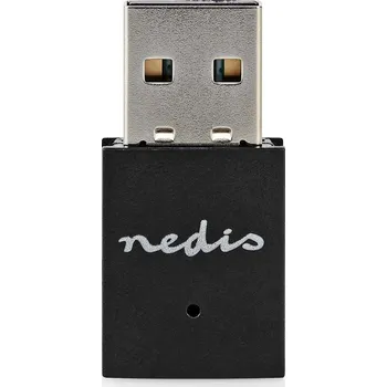 Síťový prvek NEDIS síť Dongle | Wi-Fi | N300 | 2.4 GHz | USB2.0 | Celková rychlost Wi-Fi: 300 Mbps | Windows 10 / Windows 11 / Windows 8