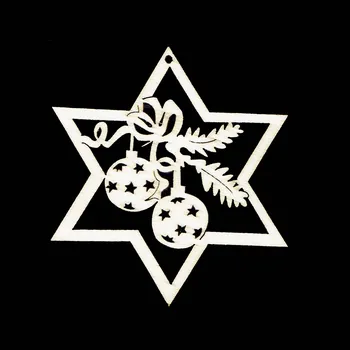 Vánoční ozdoba Vánoční ozdoba - Hvězdička kuličky 6 cm