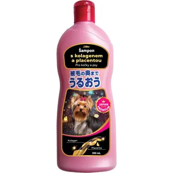 Kosmetika pro psa Šampon s kolagenem a placentou vůně růže