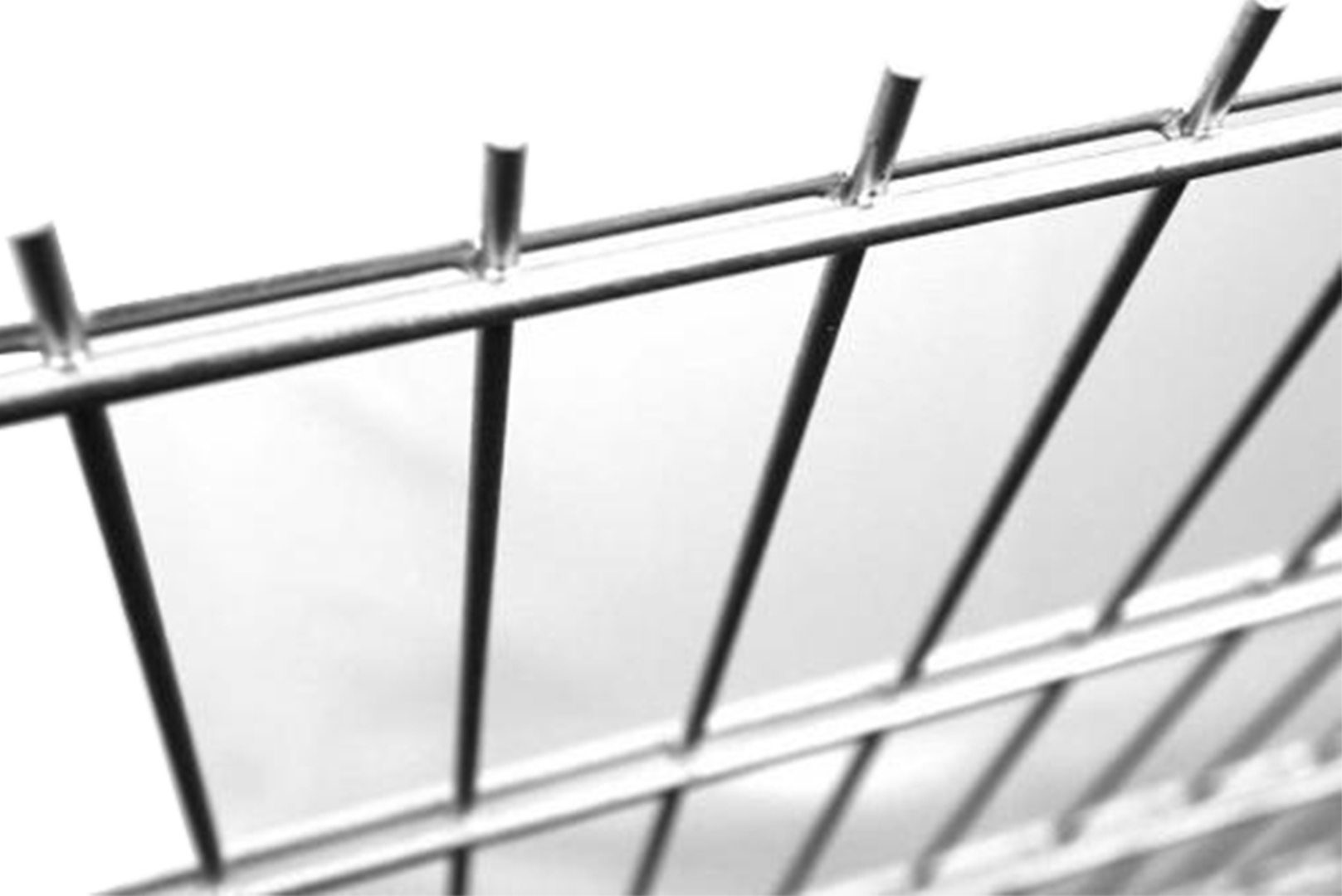 Plotový panel 2D ZN - průměr drátu 6/5/6mm oko 50x200mm Pozink Výška: 203cm