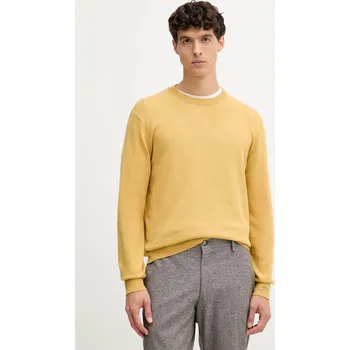 Pánský svetr Svetr z vlněné směsi Pepe Jeans pánský, žlutá barva, PM7000013 18X, vel. XL