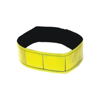 Reflexní pásek suchý zip - žlutý, 2 ks