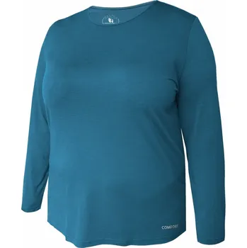 Dámské termoprádlo Jitex Krola 881 modrošedá dámské triko dlouhý rukáv Merino vlna - 4XL