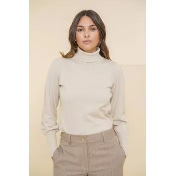 Dámský svetr Dámský svetr/rolák smetanový velikost: XL