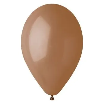 Balónek Balonky 100 ks hnědé MOCHA - 26 cm pastelové