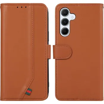 Pouzdro na mobilní telefon ABEEL 122880 ABEEL DELICATE Peněženkový obal Samsung Galaxy S25 FE hnědý