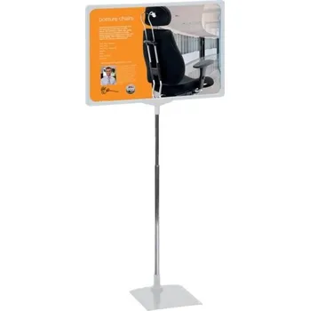 Prezentační stojan Franken - A3, šedý