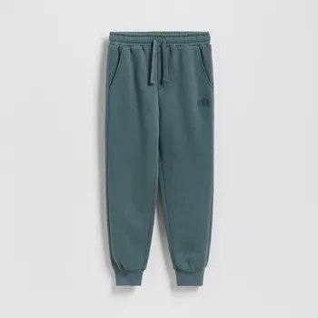 Chlapecké kalhoty Reserved - Joggery s bavlnou - ocelově zelená - 147FI-96X - 147FI-96X-170