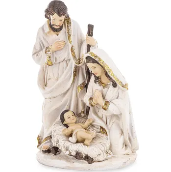 Vánoční dekorace Svatá rodina 19 cm