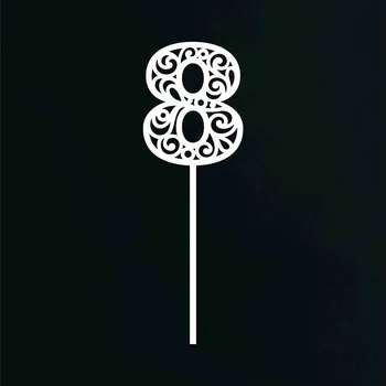 Sběratelská karetní hra Dřevěné zapichovací číslo - 8