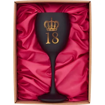 Gadget Výroční pohár v dárkové krabičce - k 18tce pro ženu