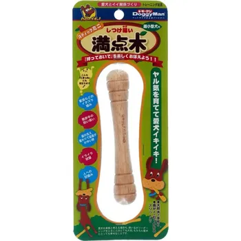 Hračka pro psa Aportovací činka dřevěná Mini