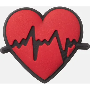 Dívčí pantofle Jibbitz Heart with Heartbeat