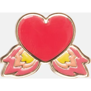 Dívčí pantofle Odznáček Jibbitz - Elevated Flame Heart