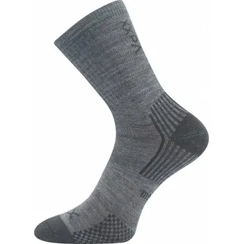 Teplé merino ponožky VOXX Optimalik chlapecké (od -5°C do +20°C) Barva: šedá, Velikost: 30-34