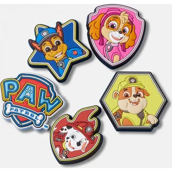 Dívčí pantofle Odznáček Jibbitz – Paw Patrol – 5 ks